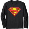 DC Comics Superman Logo Maglia a Manica