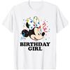 Disney Minnie Mouse Birthday Girl Maglietta