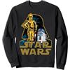 Star Wars C-3PO R2-D2 Droids of Vader's Shadow Badge Felpa