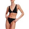 KARL LAGERFELD Donne Essential Logo Plunge Bralette Nero M
