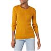 Amazon Essentials Maglione Leggero a Maniche Lunghe con Lavorazione a Trecce Donna