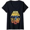 Star Wars The Force Is Strong With This One Maglietta con Collo a V