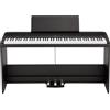 KORG - B2+SP BK Pianoforte Digitale con Stand e Pedaliera; 88 Tasti Pesati Natural Weighted Hammer Action; Suono Pianoforte Acustico; Speaker Integrati; USB MIDI; Piano Digitale Home