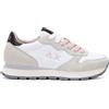 Sun68 Sneakers Donna Sun68 Ally Solid Suede Nylon Grigio Bianco