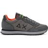 Sun68 Sneakers Uomo Sun68 Tom Fluo Nylon Suede Grigio Scuro
