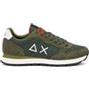 Sun68 Sneakers Uomo Sun68 Tom Nylon Suede Verde Militare