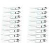 CAZSTYK Maschera Fleye Foil Lurefish, adesivo 8/16 / 24/32 paia | Adesivo per maschera pesce artificiale Silverside, spalle per pesci esca per legare mosche, maschera