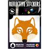 Reflective Berlin Decals, Adesivo Riflettente Unisex Adulto, Wolf Fox, Taglia Unica
