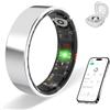 HPLSZCN Anello intelligente per donne e uomini, per monitoraggio del sonno | Smart Ring Fitness Tracker con frequenza cardiaca, ossigeno nel sangue, monitoraggio del sonno, passi, senza abbonamento