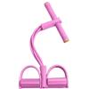 Generico Fascia di Resistenza con Pedale e Maniglia, Allenatore Addominale, 4 Tubi Leg Exerciser Yoga Fitness Pedal Pull Rope Sit-up Bodybuilding Expander Resistenza Esercizio Fasce Per Attrezzatura Casa