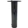 Risveglio Supporto per canna da pesca in acciaio inossidabile per barca | Con base di montaggio sicuro, accessorio compatto per la maggior parte delle canne, nero, 10,9 x 4,1 x 22 cm, per barche