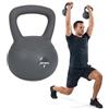 XTREXO Soft Kettlebell 6 - 12 kg - Protegge il pavimento e silenzioso - Custodia sintetica con materiale di riempimento - per allenamento di forza e funzionale a casa (6 kg)