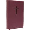 Nelson Bibles Holy Bible: New King James Version, Burgundy, Leathersoft, Value Thinline, Red Letter Edition