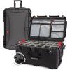 NANUK 965 Pro Photo Kit - Valigia rigida impermeabile per fotocamera, con divisori imbottiti e rotelle (82,6 × 53,3 × 40,1 cm) - Antipolvere e resistente agli urti (Nero)