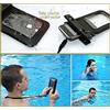 ProDigital_Sport Borsa impermeabile per Smartphone Custodia protettiva per fotografie sottacqua - Tasca subacquea porta cellulare impermeabile x mare - waterproof con sistema di sgancio rapido, Schermo Trasparente Avanti/retro resistente all'acqua, …