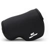 MegaGear MG063 - Custodia ultraleggera in neoprene, borsa protettiva per Sony Alpha Alpha A6400, A6100, A6500, A6300, A6000 (16-50 mm), con moschettone per un facile trasporto, Nero