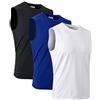 MeetHoo Men's Compression Shirt Slimming Sleeveless Shapewear Men Vest Seamless Undershirt Body Shaper Tank Top Workout Sport