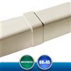 ArtiPlastic 0604GC Giunto Coperchio per Canaline Installazione Climatizzatori - 60x45 mm