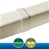 ArtiPlastic 0804GC Giunto Coperchio per Canaline Installazione Climatizzatori - 80x60 mm
