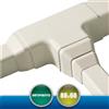 ArtiPlastic 8060RI Adattatore per derivazioni a T per Canaline Installazione Climatizzatori - 80x60 mm