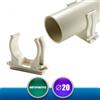 ArtiPlastic 2001CF Clips Fissatubo per Tubi Rigidi Scarico Condensa - Diametro 20 mm