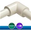 ArtiPlastic 2004CR Connettore Angolare a 90° per Tubi Rigidi Scarico Condensa - Diametro 20 mm