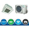 DAIKIN RZAG50B + FFA50A9 Kit Monosplit con Cassetta da Incasso Fully Flat a 4 Vie 600x600 Mini Sky Alpha R32 - 18000 BTU Griglia Bianca