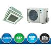 DAIKIN RZAG35B + FFA35A9 Kit Monosplit con Cassetta da Incasso Fully Flat a 4 Vie 600x600 Mini Sky Alpha R32 - 12000 BTU Griglia Silver