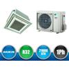 DAIKIN RZAG60B + FFA60A Kit Monosplit con Cassetta da Incasso Fully Flat a 4 Vie 600x600 Mini Sky Alpha R32 - 21000 BTU Griglia Silver
