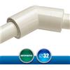 ArtiPlastic 3203AR Connettore Angolare a 135° per Tubi Rigidi Scarico Condensa - Diametro 32 mm