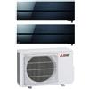 MITSUBISHI ELECTRIC MXZ-2F33VF5 + (2x) MSZ-LN25VG2B Kit Dual Spilt a Parete DC Inverter da 12000 BTU