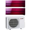 MITSUBISHI ELECTRIC MXZ-2F53VF5 + (2x) MSZ-LN25VG2R Kit Dual Spilt a Parete DC Inverter da 18000 BTU