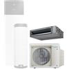 DAIKIN 5MWXM68A9 + FBA71A9 Kit Multi+ R32 Inverter con Canalizzabile Media Prevalenza e Serbatoio ACS (a scelta) - 6.8 kW