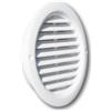 TECNOSYSTEMI 11104043 Griglia Circolare ad Incasso in ABS - Diametro 50 mm