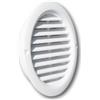 TECNOSYSTEMI 11104046 Griglia Circolare ad Incasso in ABS - Diametro 125 mm
