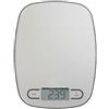 TECNOSYSTEMI TSC400019 Bilancia Elettronica Slim con Piano in Acciaio Inox - 5 Kg