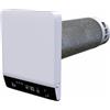 TECNOSYSTEMI ACC100010 Unità di Ventilazione Puntuale a Parete TS Dual Flow con Scambiatore di Calore a Doppio Flusso - 70 m3/h