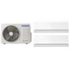 SAMSUNG AJ040TXJ2KG/EU + 2x AR70H09C1AWNEU Kit Dualsplit a Parete WindFree Première R32 Essential White con AI e Wi-Fi Integrato - 4.0 kW