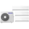 SAMSUNG AJ068TXJ3KG/EU + 2x AR70H09C1AWNEU + AR70H18C1AWNEU Kit Trialsplit a Parete WindFree Première R32 Essential White con AI e Wi-Fi Integrato - 6.8 kW