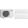 MITSUBISHI ELECTRIC MXZ-2F53VF5 + MSZ-AY25VGKP2 + MSZ-AY50VGKP2 Kit DualSplit a Parete DC Inverter / Pompa di Calore R32 con Wi-Fi Integrato - 5.3 kW