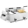 Hendi Friggitrice Profi Line Digitale Con Rubinetti Di Scarico - 2 X 8 L