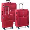 Modo By Roncato Star 2.0 Set Valigie (grande, Medio, Cabina) - Rosso