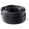 Nedis Cavo di sicurezza TVCC - BNC / DC - 10,0 m - Rotondo - PVC - Nero - Imballaggio in cartone
