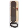 Tesla Telefono domestico Tesla DT 85 con campanello elettronico e 2 pulsanti, marrone e beige