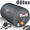 KESSER® gonfiabile Air Roll Airtrack, rullo da ginnastica | incl. borsa per il trasporto & elett. Barile Ginnastica Tumbling | Yoga Ginnastica Tappetino da ginnastica a rotelle, Fitness Roller