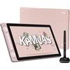 HUION Tavoletta grafica HUION Kamvas 13 (Gen 3) 2024 con display, tavoletta per disegno artistico da 13,3" completamente laminata con vetro telato antiscintilla, PenTech 4.0