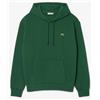 Lacoste Sweatshirt Vert Felpa Capp Cotone Verde Prato Uomo