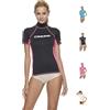 CRESSI Rash Guard Maglia Protettiva a Maniche Corte, in Speciale Tessuto Elastico, Protezione Solare UV/UPF 50+
