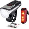 SIGMA SPORT - Set di luci a LED per bicicletta Aura 80 e BLAZE | luce anteriore a batteria e fanale posteriore con funzione di freno