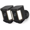 Ring videocamera Plus con faretti a batteria (Spotlight Cam Plus) Telecamera di